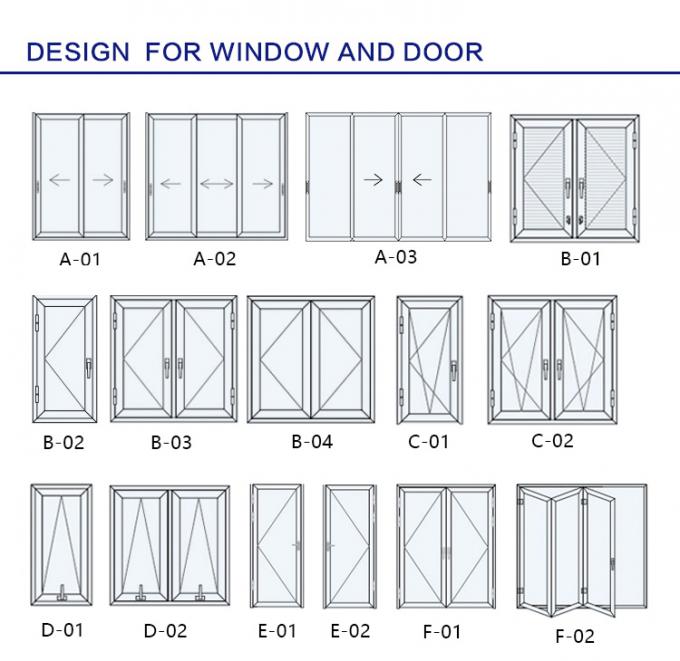 Alwew-Entwurfsporzellanaluminiumtoilettenbadezimmerküchen-Dekorations-Aluminiumglaspendeltür