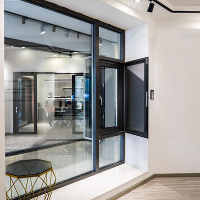 Interior Aluminium Casement Window With Stainless Steel Mesh 1.5*1.0m