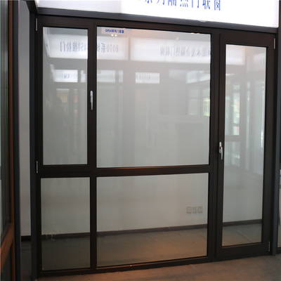 Thermal Insulation Glass Aluminum Window Tempered Laminated Double Glazed